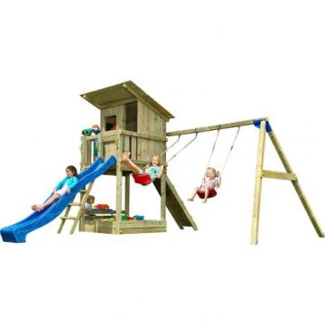 Spatiu de joaca Beach Hut - BlueRabbit cu Modul Swing-Minipicnic Wall