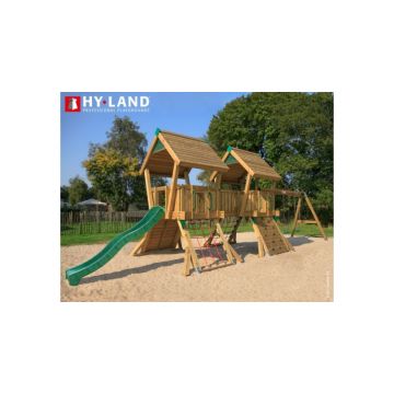 Spatiu de joaca din lemn Hy-Land Swing Modul Q