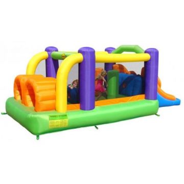 Happy Hop - Spatiu de joaca gonflabil pentru sarit - Obstacole Course